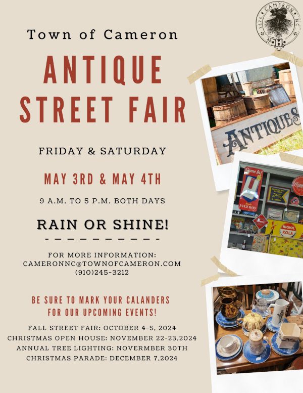 Cameron Spring Antiques Street Fair | The Pines Times