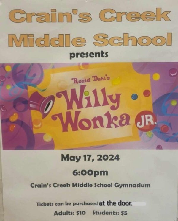 Crain's Creek Middle School Presents: 